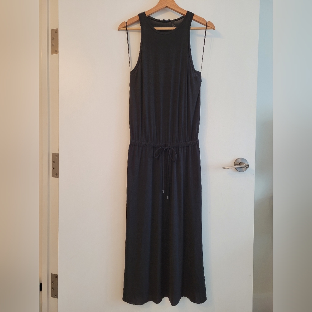 Theory Maxi dress black women size P XS